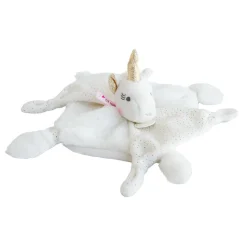Doudou & Compagnie                    Doudou Licorne    Blanc Et Or            22 cm