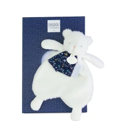 Doudou & Compagnie                    Doudou Ours Clair de lune    Blanc            26 cm