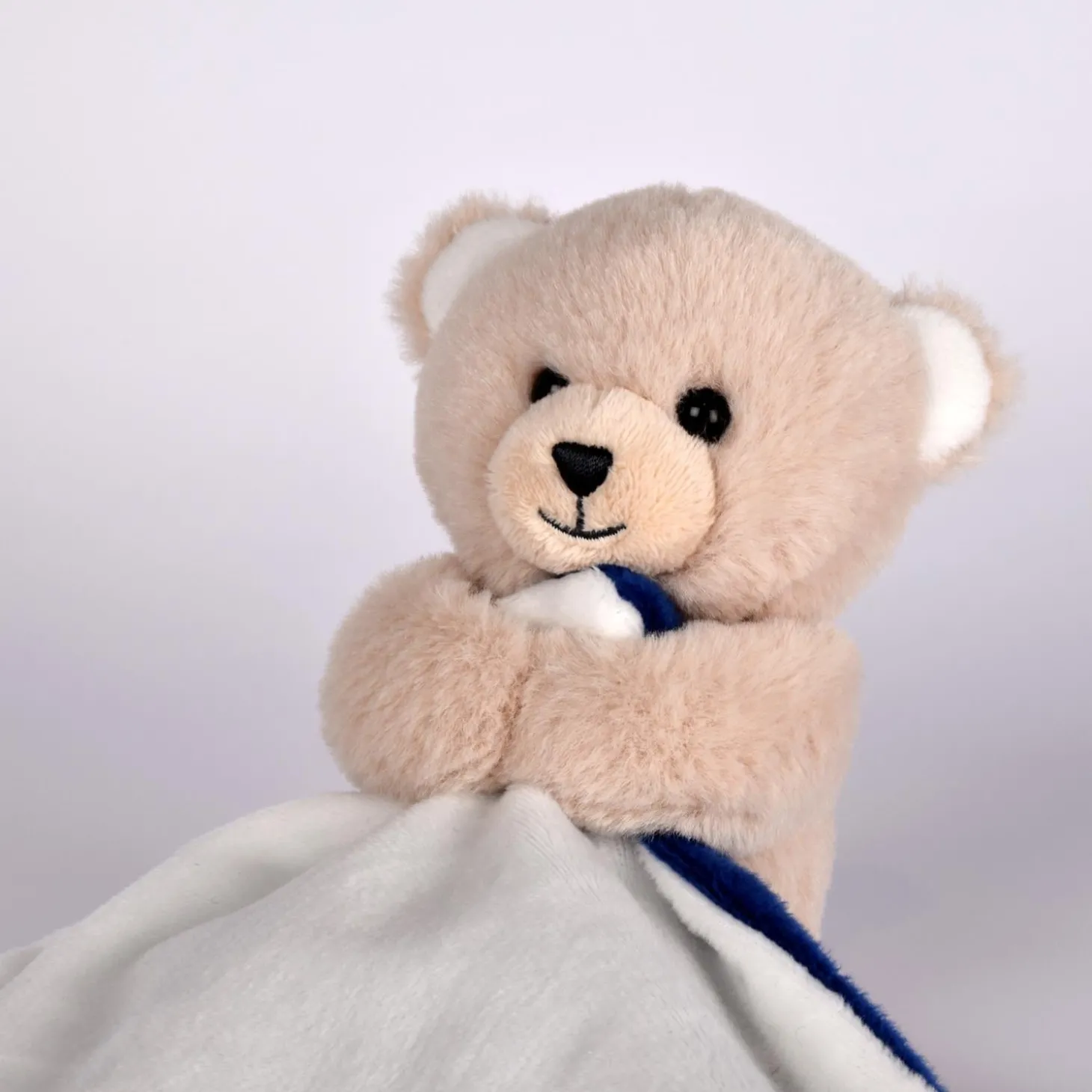 Doudou & Compagnie Doudou Pantin Ours PSG Blanc