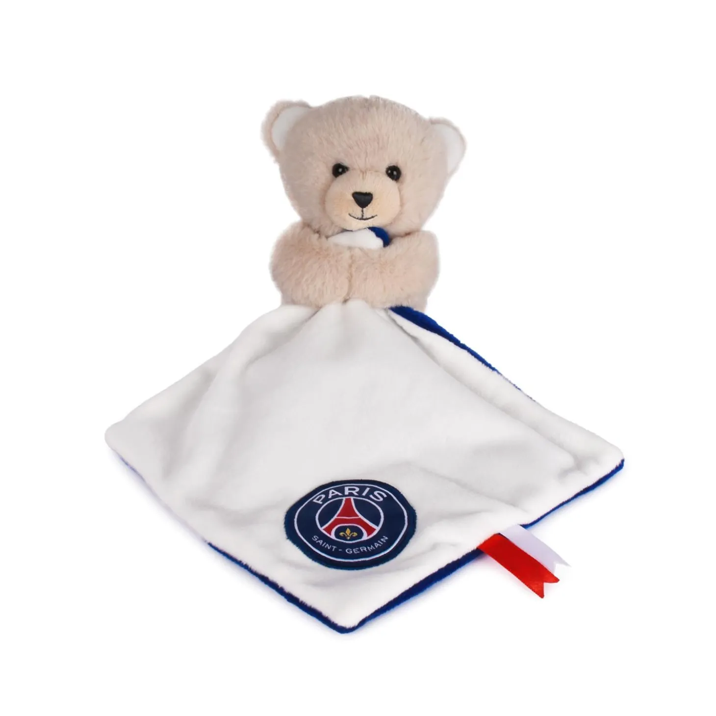 Doudou & Compagnie Doudou Pantin Ours PSG Blanc