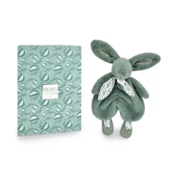 Doudou & Compagnie Doudou plat lapin Vert