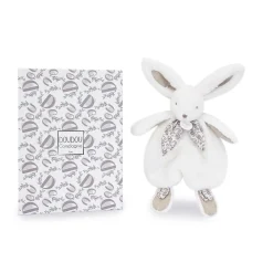 Doudou & Compagnie Doudou plat lapin Blanc