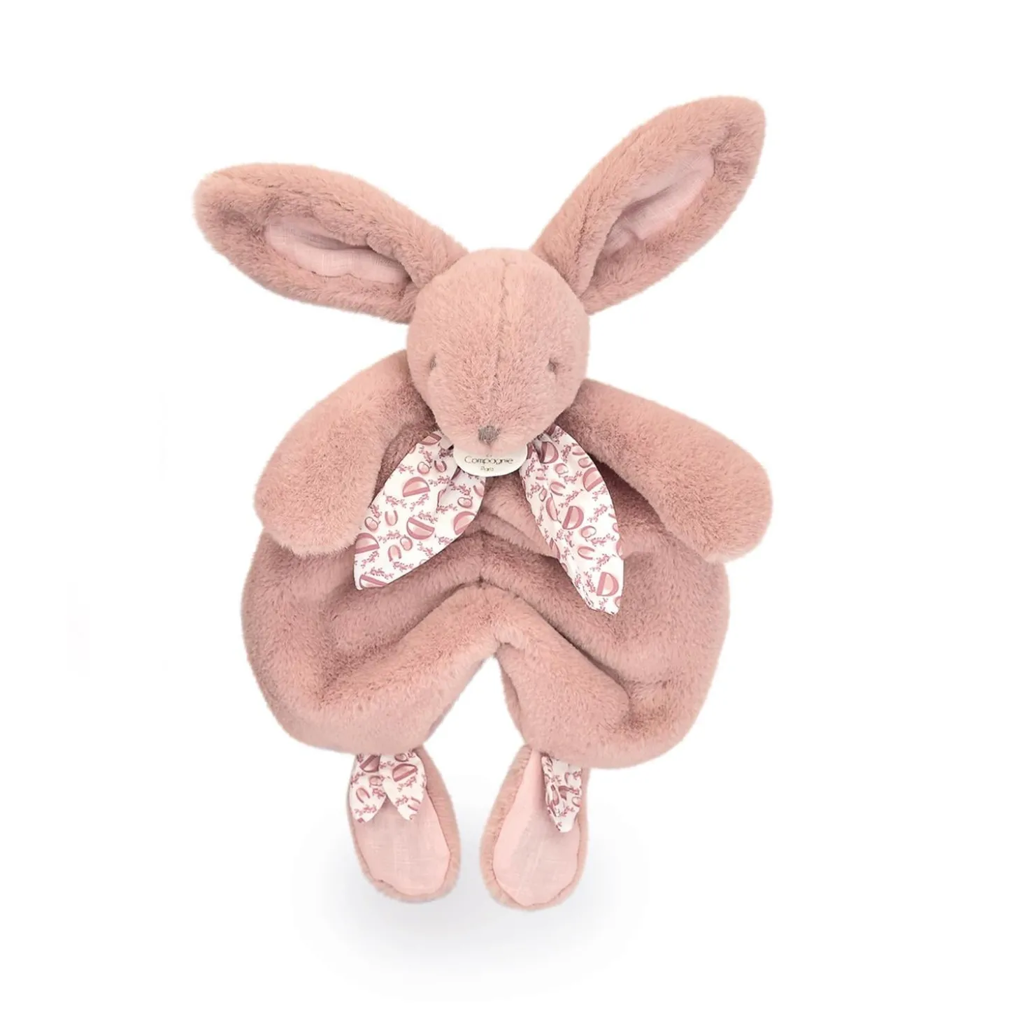 Doudou & Compagnie Doudou plat lapin Rose