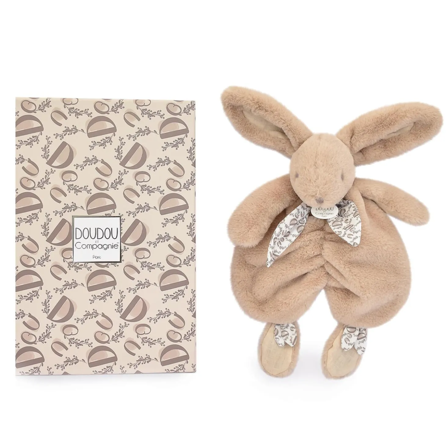 Doudou & Compagnie Doudou plat lapin Beige