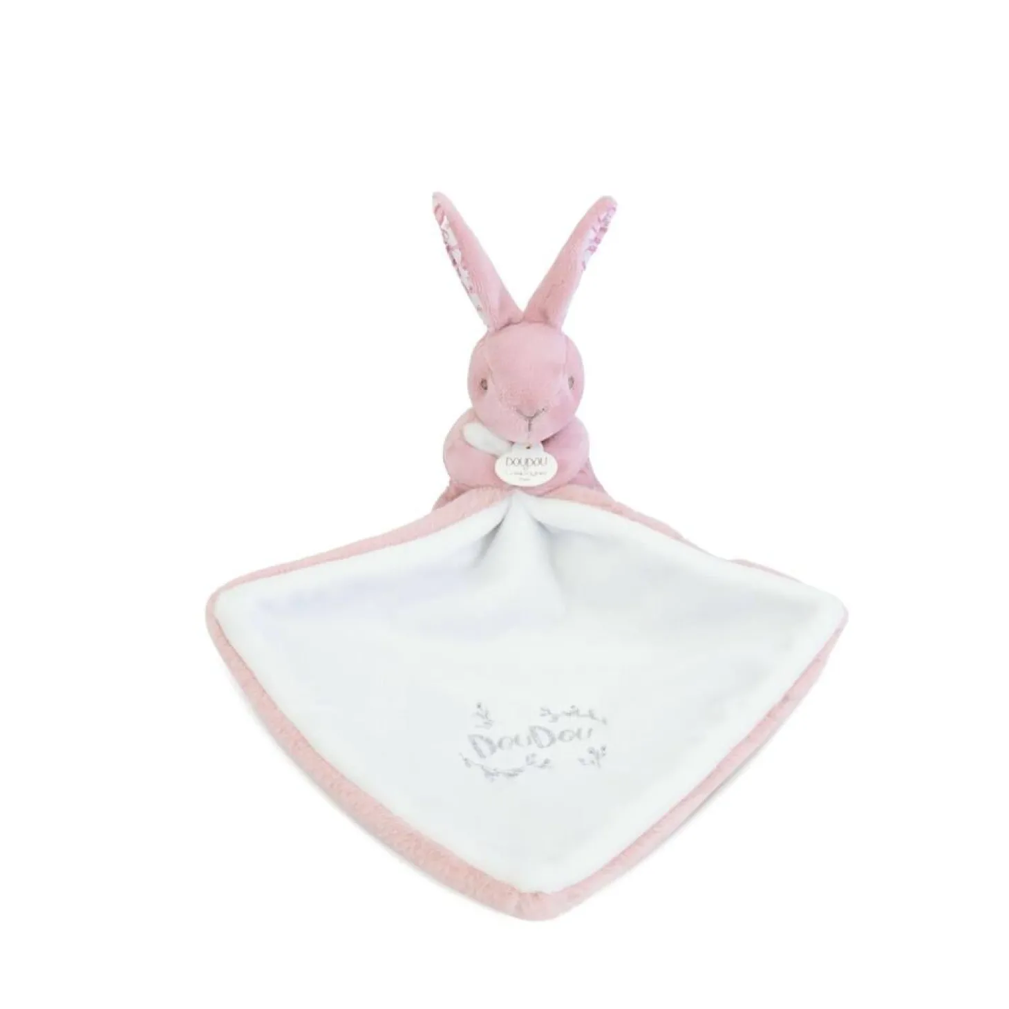 Doudou & Compagnie Lapin avec Doudou Rose 10 cm