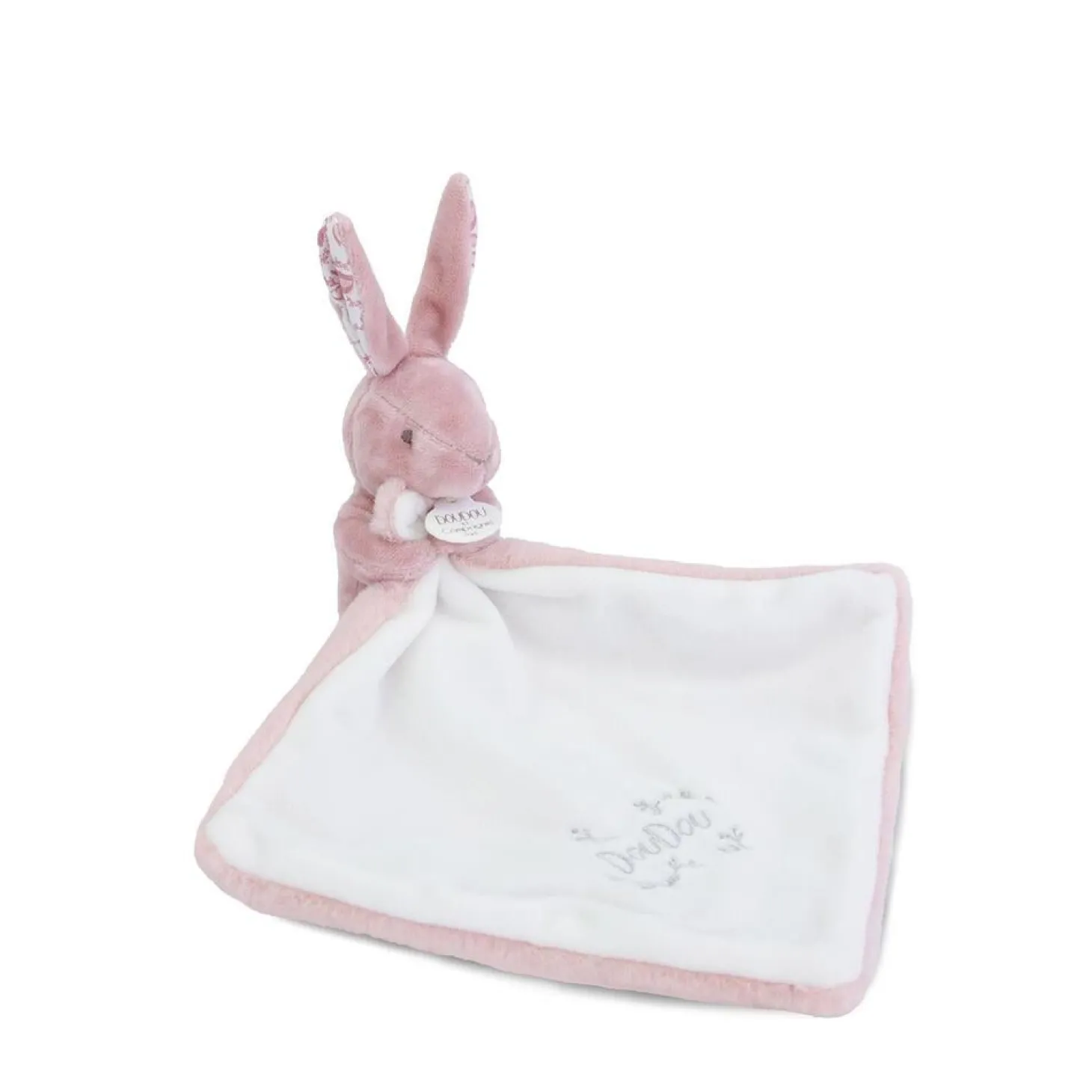 Doudou & Compagnie Lapin avec Doudou Rose 10 cm