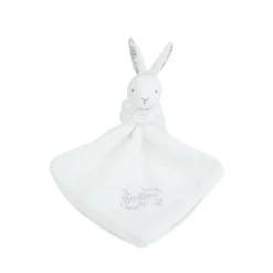 Doudou & Compagnie Lapin avec Doudou Blanc 10 cm