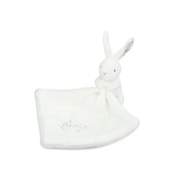 Doudou & Compagnie Lapin avec Doudou Blanc 10 cm