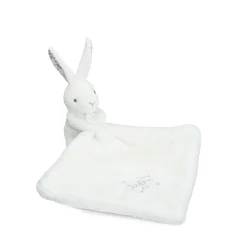 Doudou & Compagnie Lapin avec Doudou Blanc 10 cm