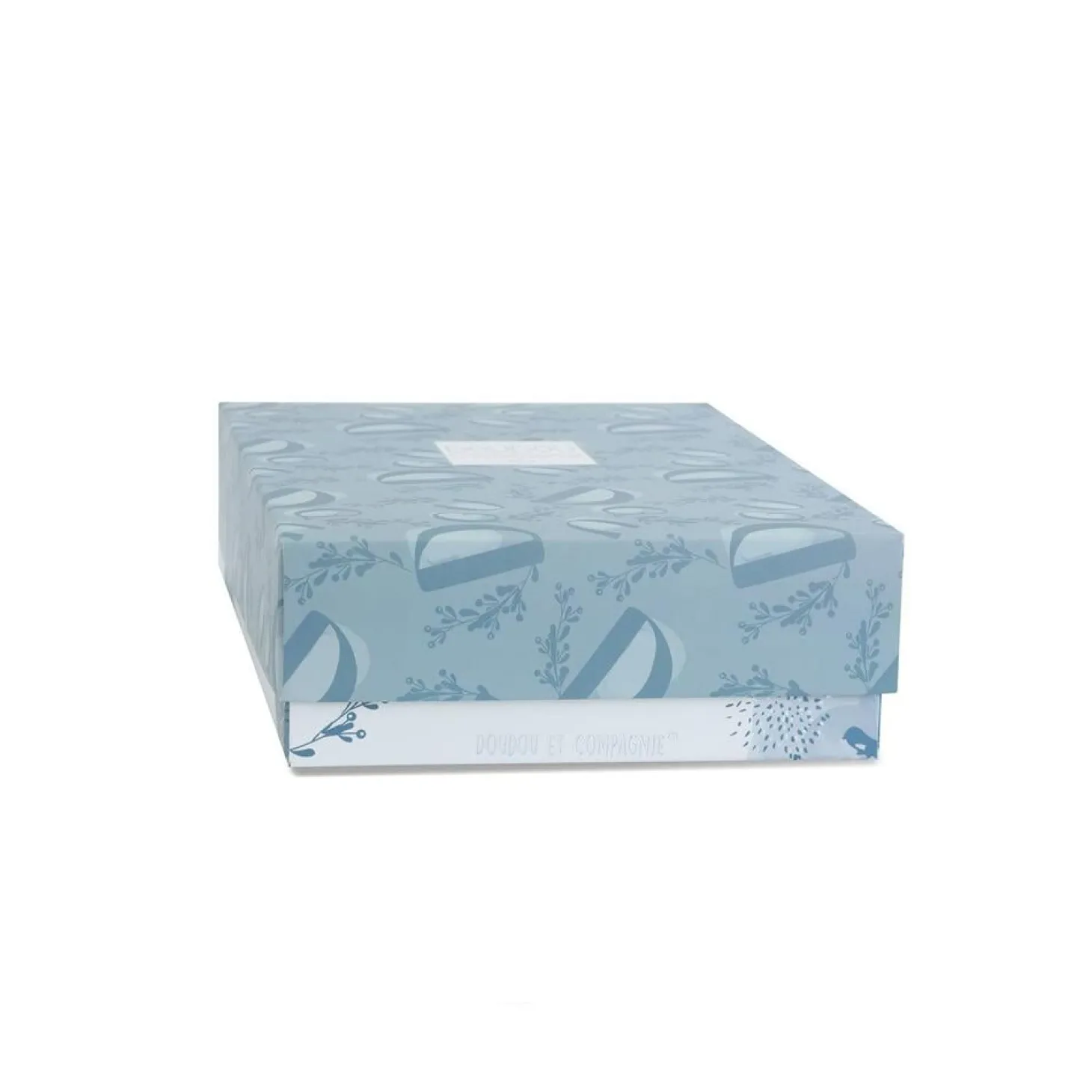 Doudou & Compagnie Lapin avec Doudou Bleu 10 cm
