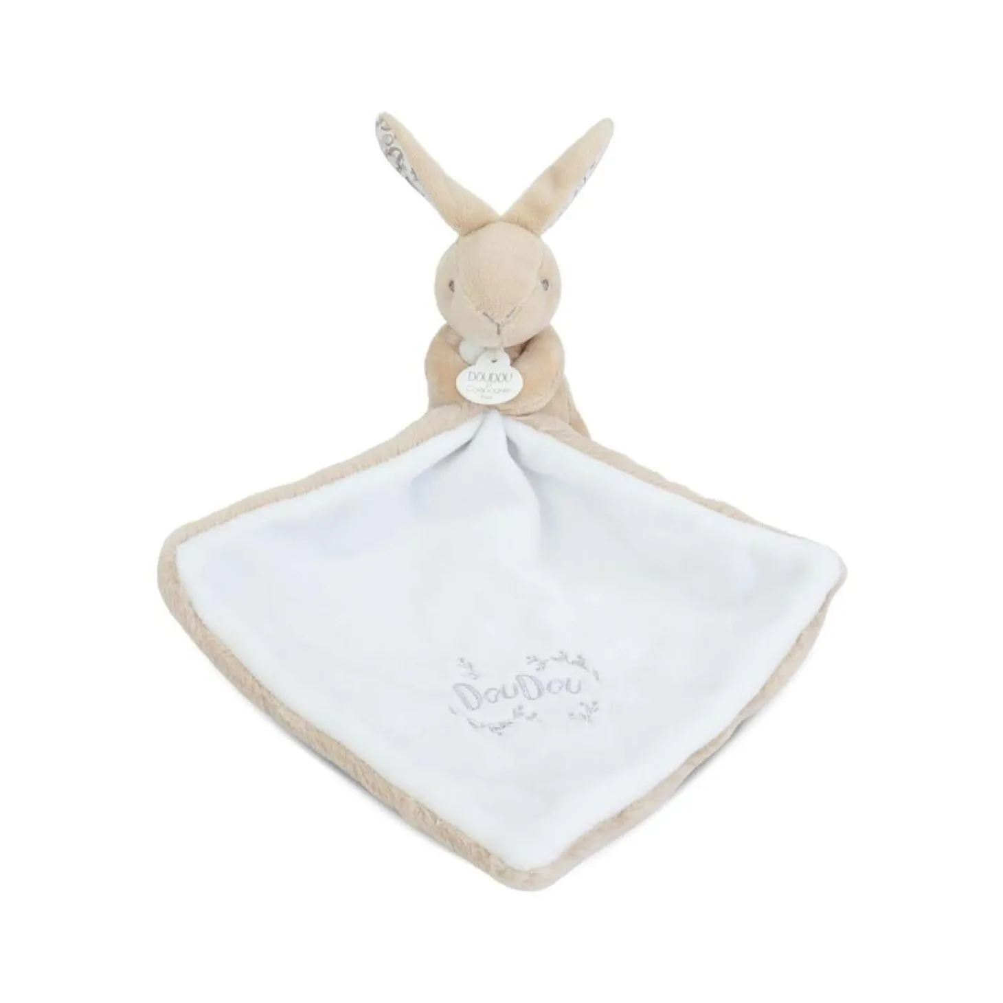 Doudou & Compagnie Lapin avec Doudou Beige 10 cm