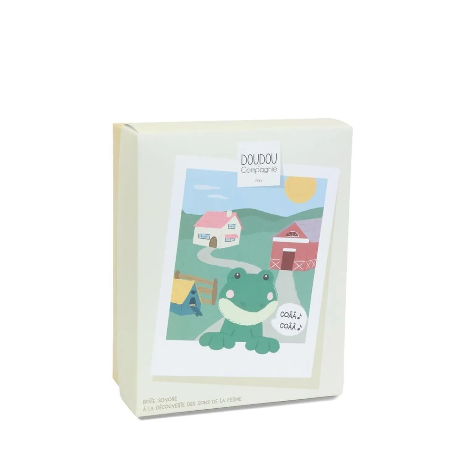 Doudou & Compagnie Les Doudous de la ferme avec boites sonores Multicolore 17 cm