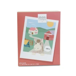 Doudou & Compagnie Les Doudous de la ferme avec boites sonores Multicolore 17 cm