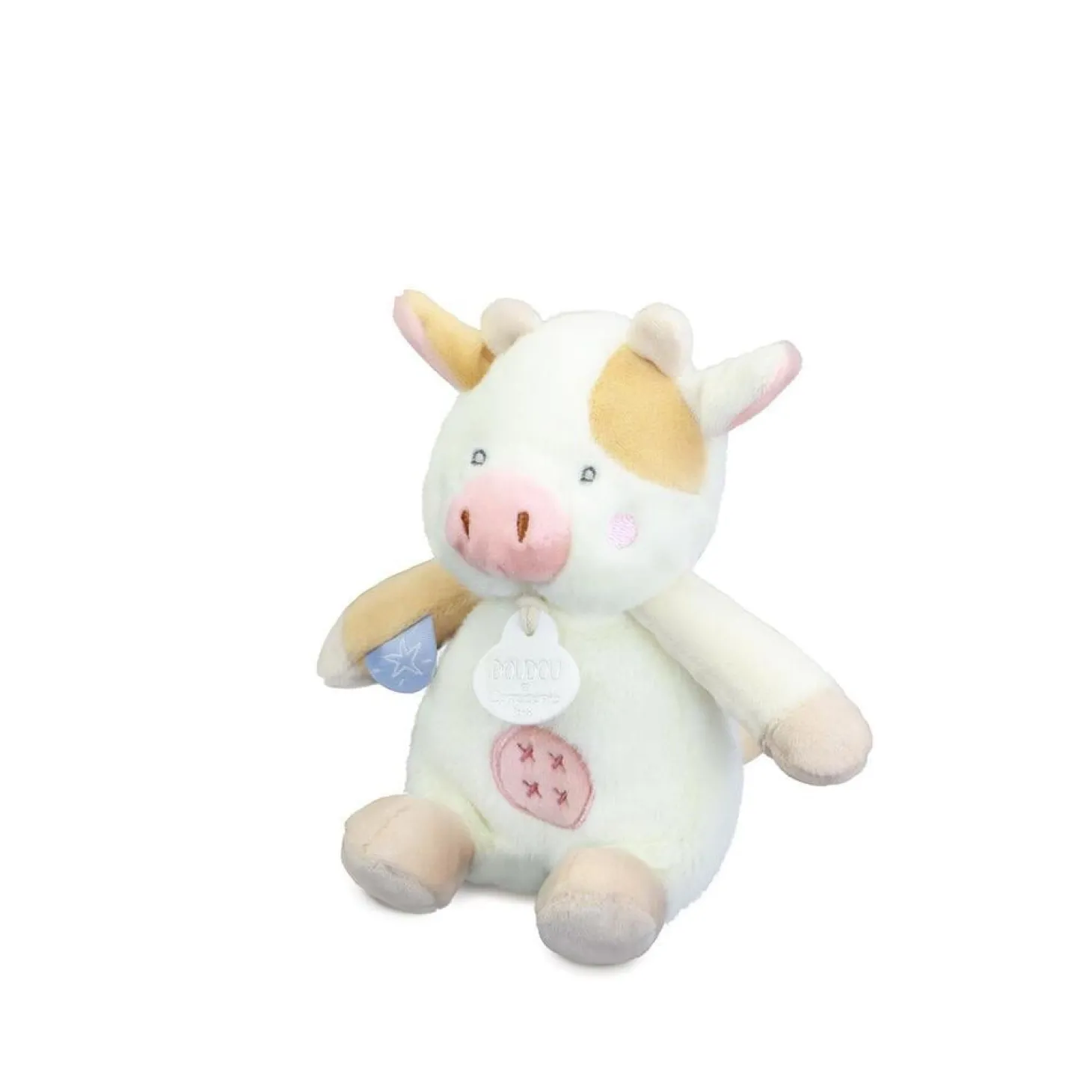 Doudou & Compagnie Les Doudous de la ferme avec boites sonores Multicolore 17 cm