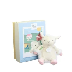 Doudou & Compagnie Les Doudous de la ferme avec boites sonores Multicolore 17 cm