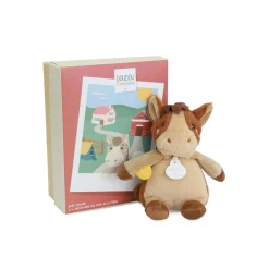 Doudou & Compagnie Les Doudous de la ferme avec boites sonores Multicolore 17 cm