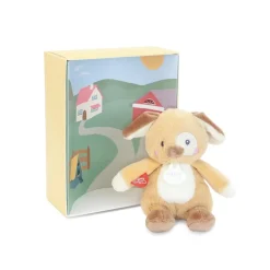 Doudou & Compagnie Les Doudous de la ferme avec boites sonores Multicolore 17 cm