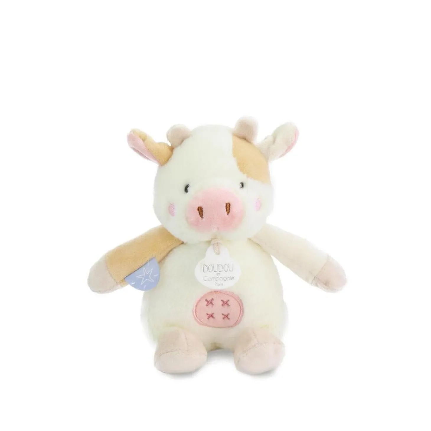 Doudou & Compagnie Les Doudous de la ferme avec boites sonores Multicolore 17 cm