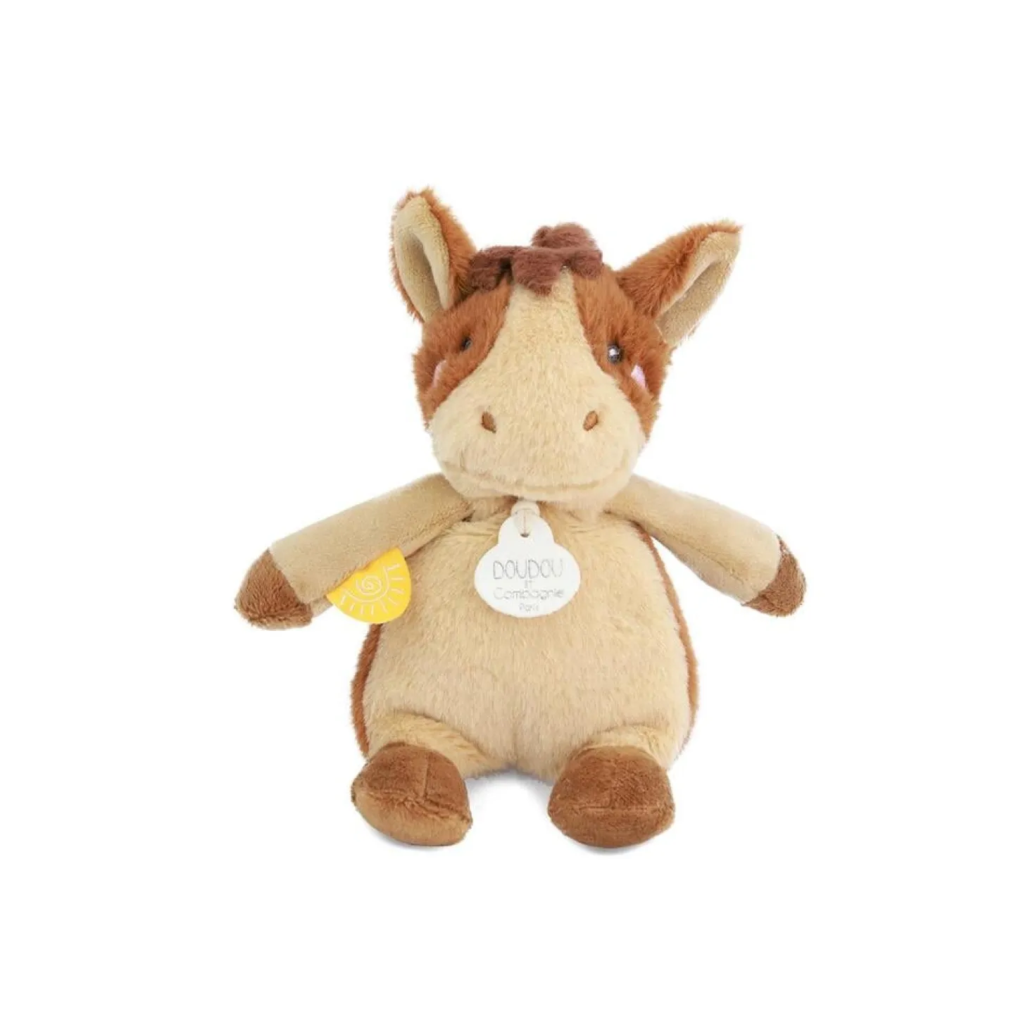 Doudou & Compagnie Les Doudous de la ferme avec boites sonores Multicolore 17 cm