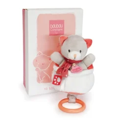 Doudou & Compagnie MELI-MELO assortiment BOITES A MUSIQUE Multicouleur 20 cm
