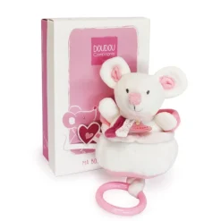 Doudou & Compagnie MELI-MELO assortiment BOITES A MUSIQUE Multicouleur 20 cm