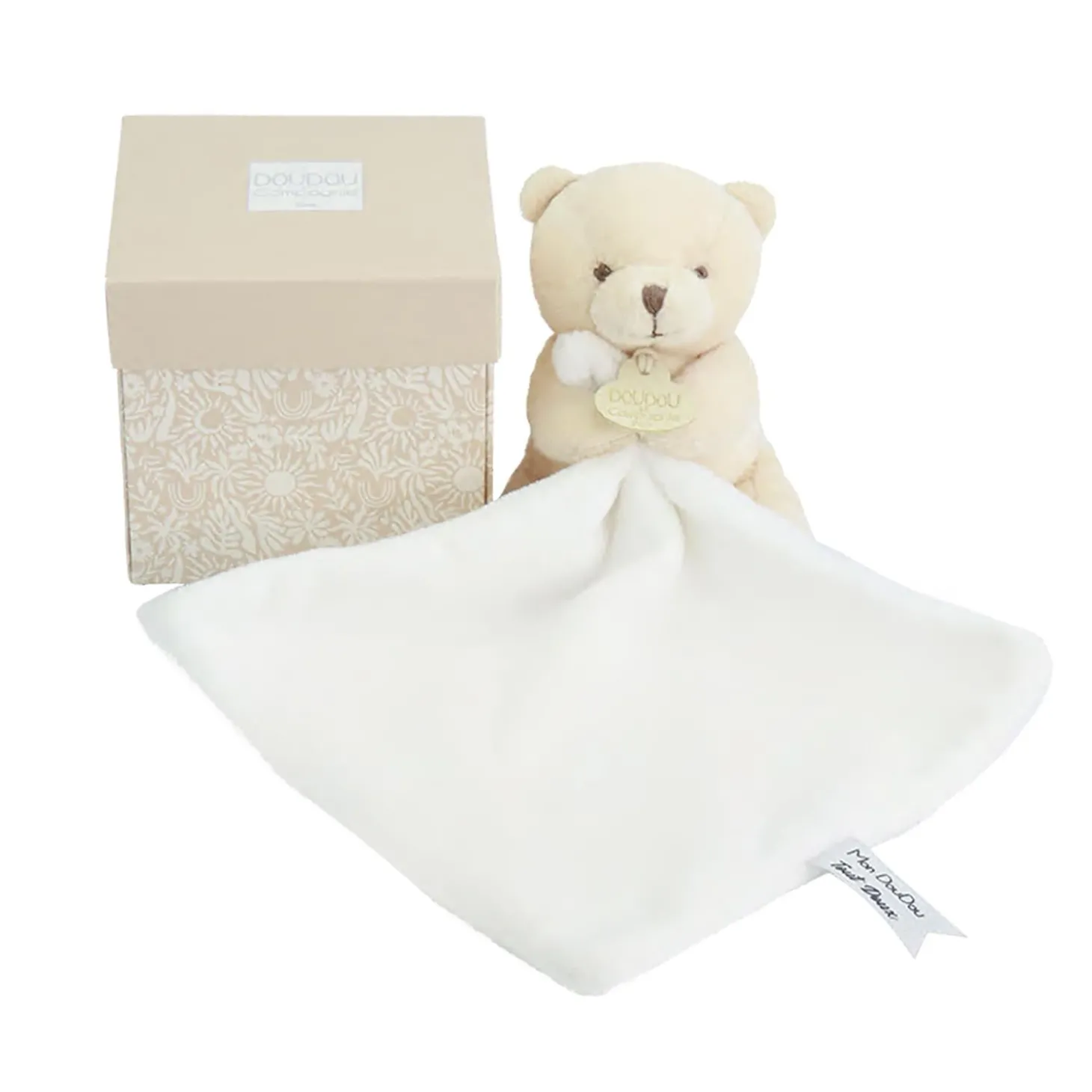 Doudou & Compagnie Mon petit ourson assortis par 8 Multicolore 10 cm