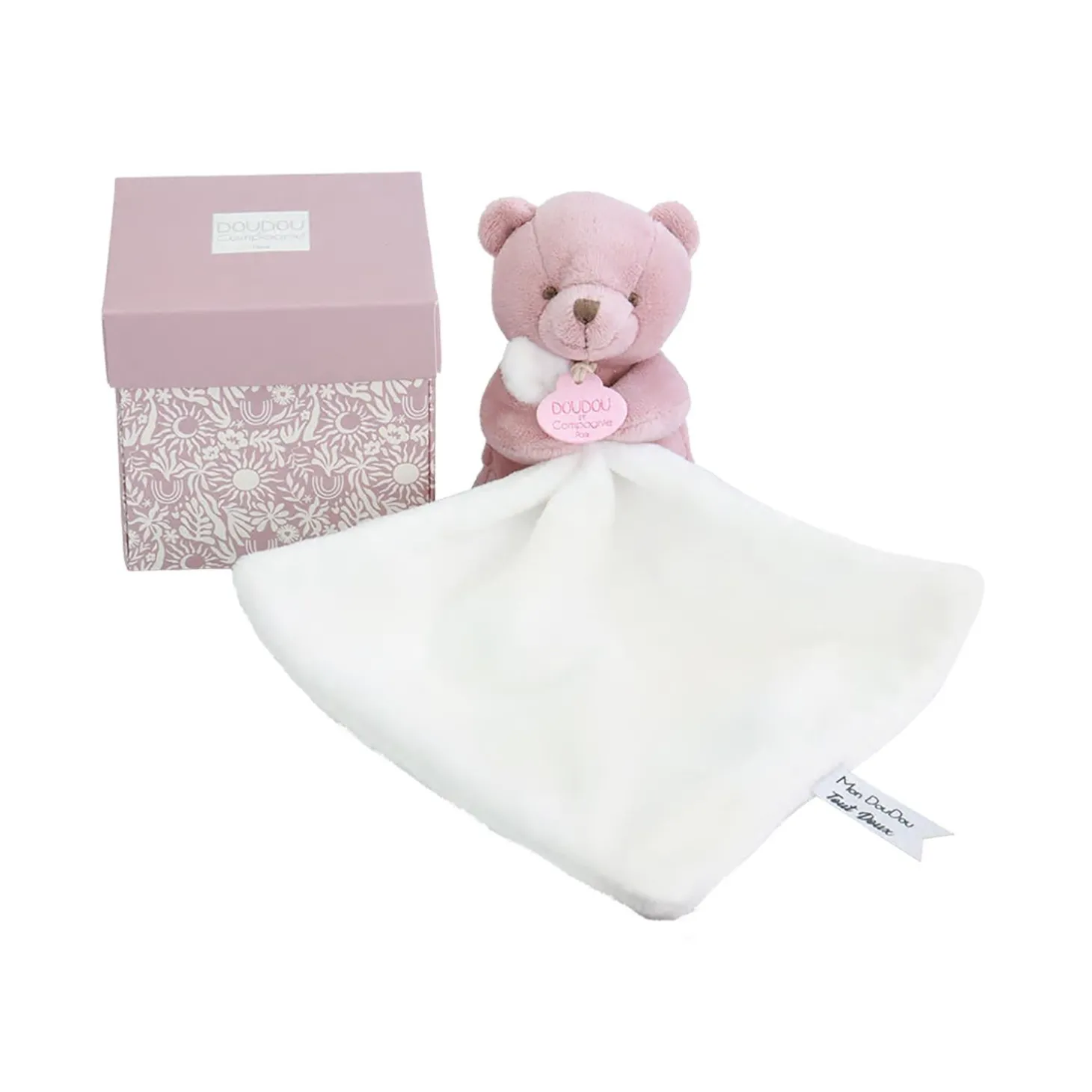 Doudou & Compagnie Mon petit ourson assortis par 8 Multicolore 10 cm
