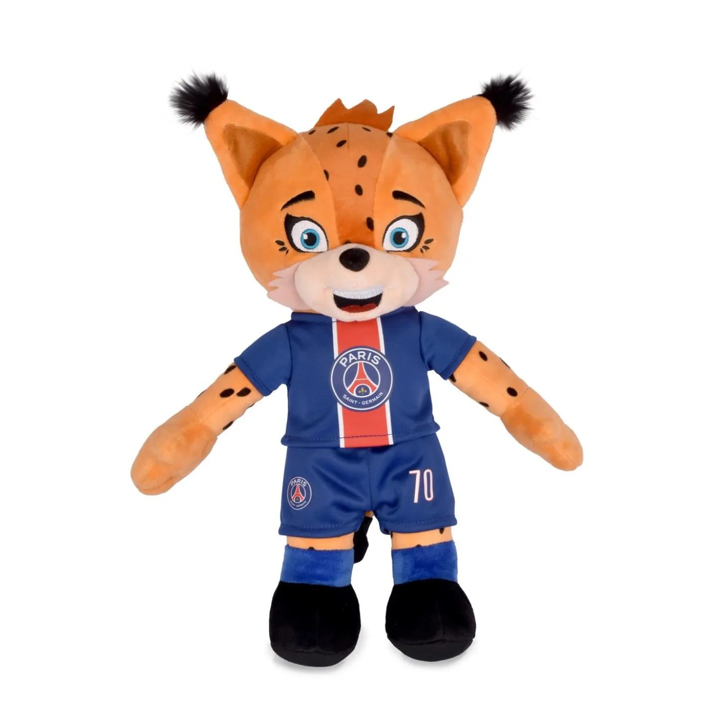 Doudou & Compagnie Peluche Germain Le Lynx PSG Orange