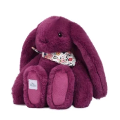 Doudou & Compagnie                    Peluche Lapin Fleurette    Prune