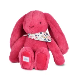 Doudou & Compagnie                    Peluche Lapin Fleurette    Fuchsia