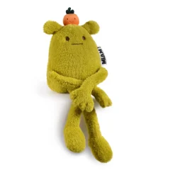 Doudou & Compagnie                    Peluche Laurent Jade Miam    Vert Orange            40 cm