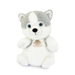 Doudou & Compagnie                    Peluche les doux stretch Husky    Blanc