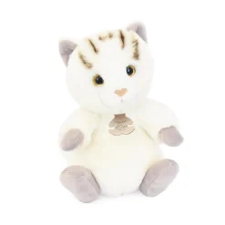 Doudou & Compagnie                    Peluche les doux stretch Chat    Blanc