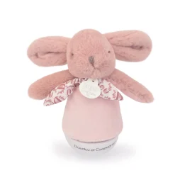 Doudou & Compagnie                    Peluche musicale Lapin Culbuto    Rose