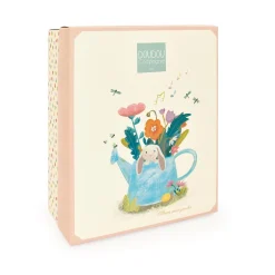 Doudou & Compagnie                    Peluche musicale lapin ciboulette    Rose