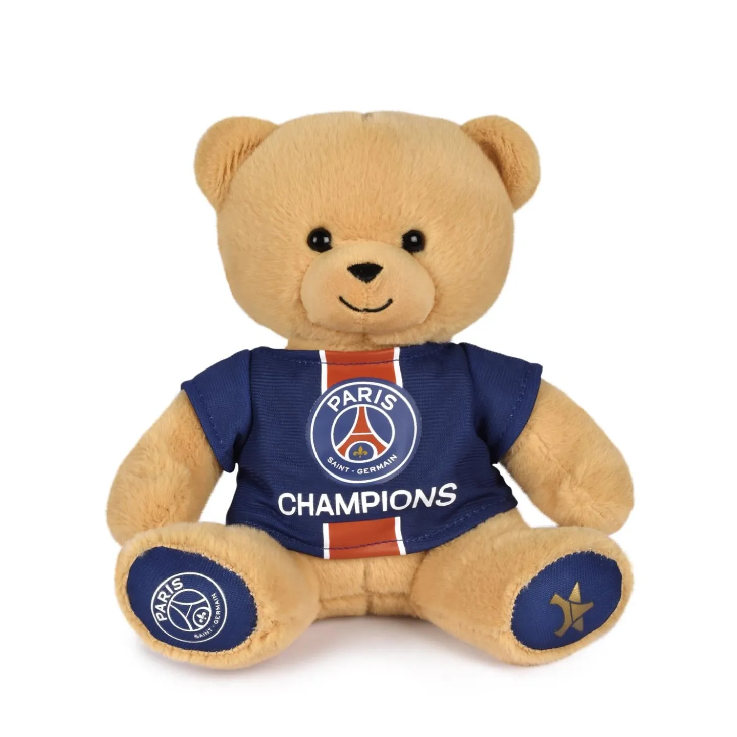 Doudou & Compagnie Peluche Ours Champions PSG Marron