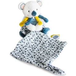 Doudou & Compagnie                    Peluche pantin avec doudou YOCA Mon petit Koala    Blanc            15 cm