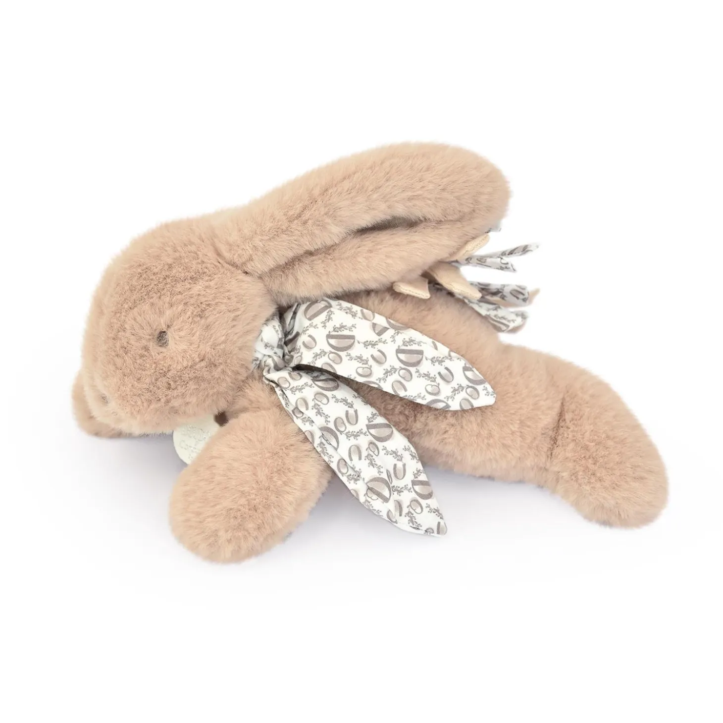 Doudou & Compagnie Peluche petit lapin pantin Beige