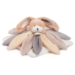 Doudou & Compagnie                    Peluche plate Lapin    Taupe