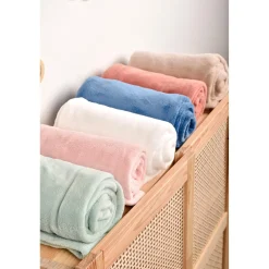Doudou & Compagnie                    Plaid douceur    Beige            70x100 cm