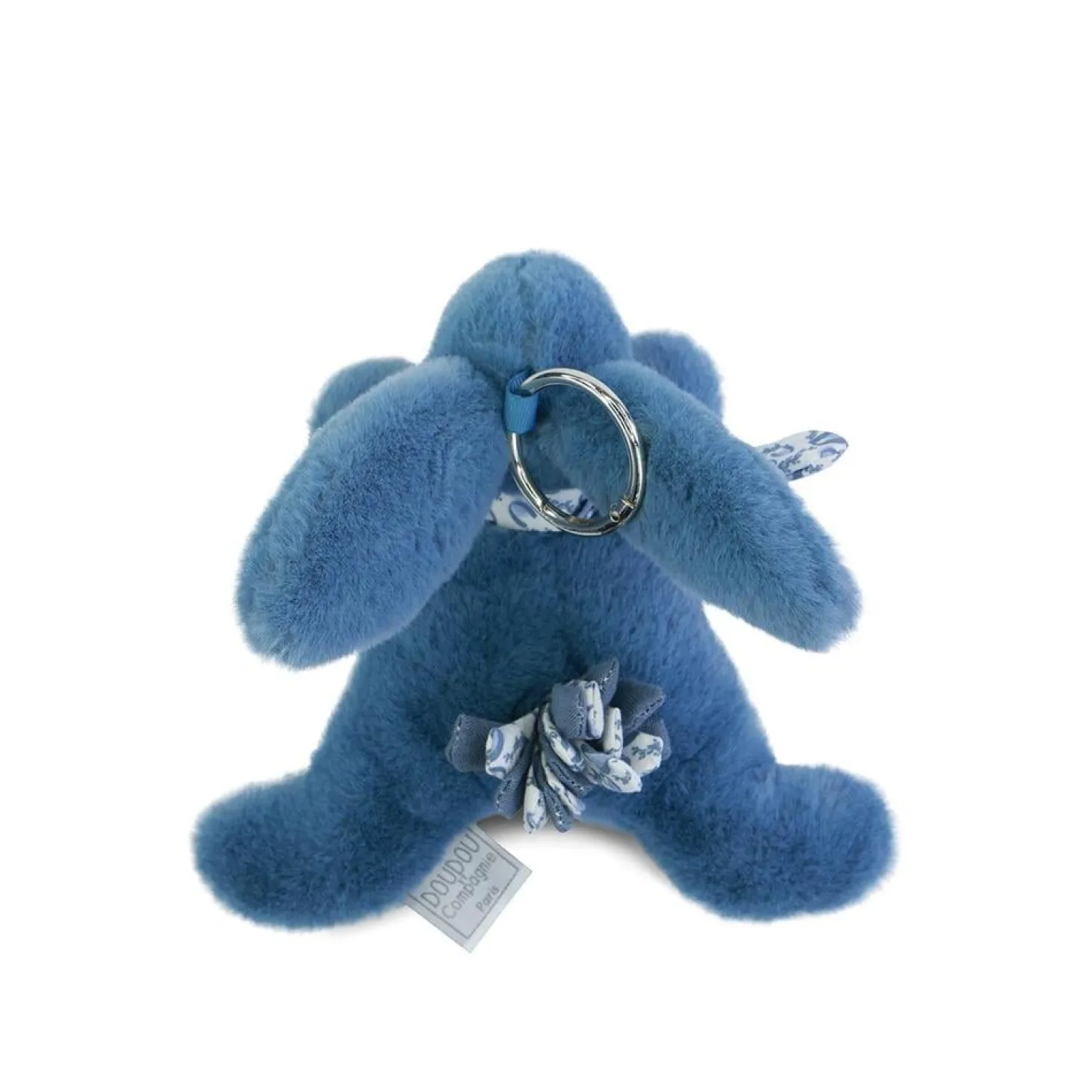 Doudou & Compagnie Porte-clés bijoux de 6 sacs assortis Lapin doudou Multicolore 16 cm