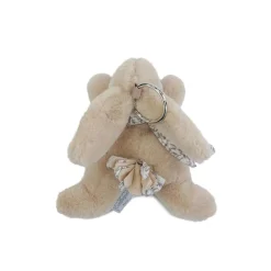 Doudou & Compagnie Porte-clés bijoux de 6 sacs assortis Lapin doudou Multicolore 16 cm