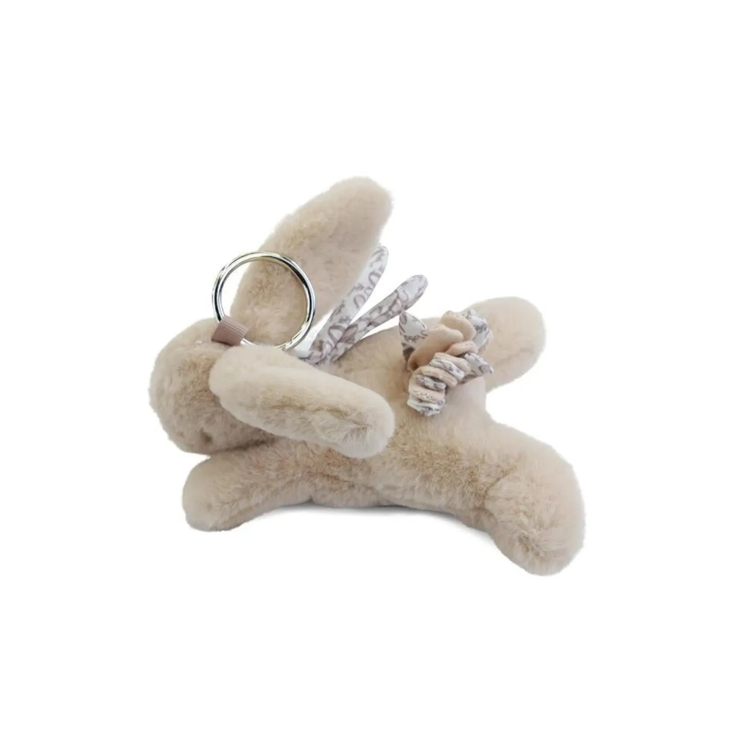 Doudou & Compagnie Porte-clés bijoux de 6 sacs assortis Lapin doudou Multicolore 16 cm