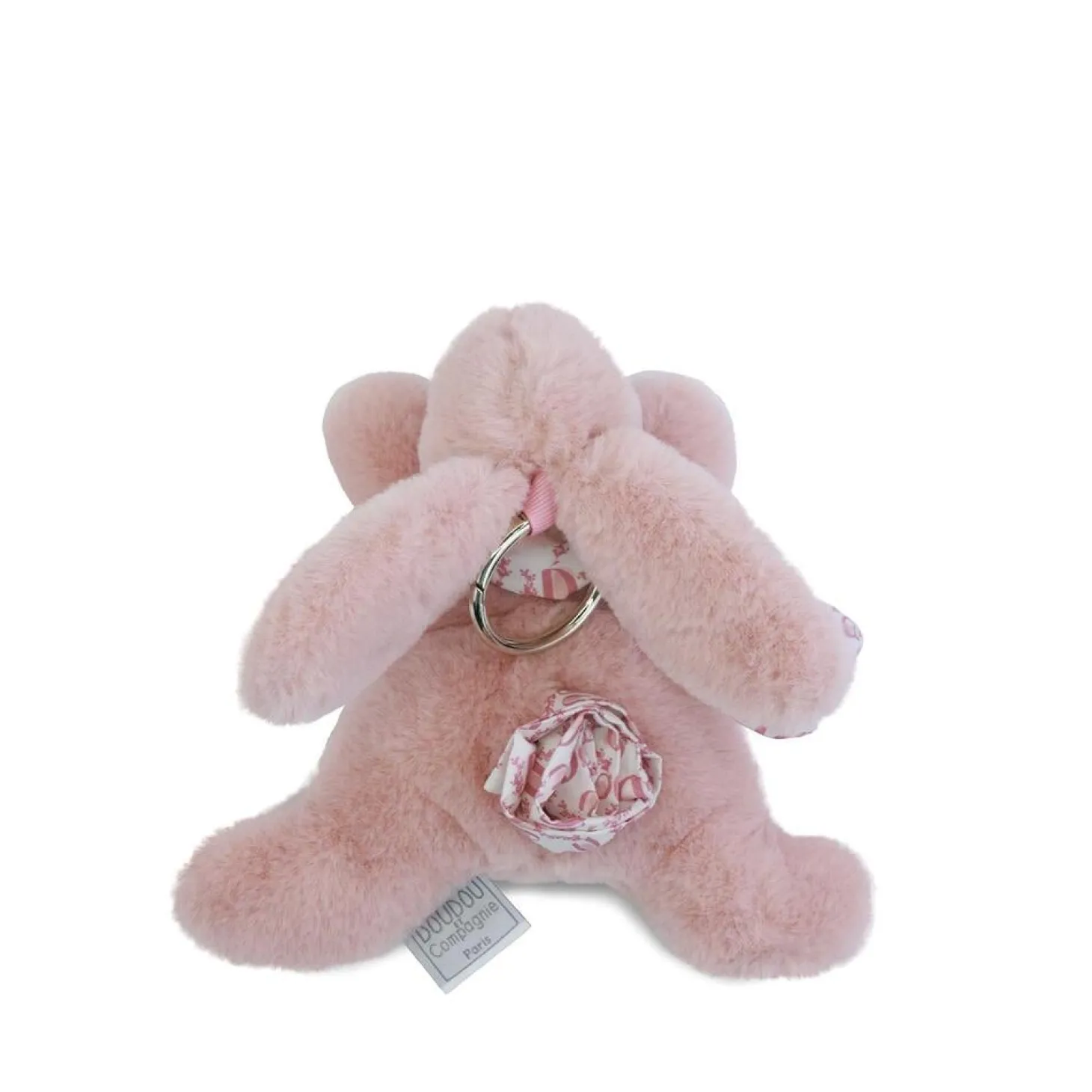 Doudou & Compagnie Porte-clés bijoux de 6 sacs assortis Lapin doudou Multicolore 16 cm