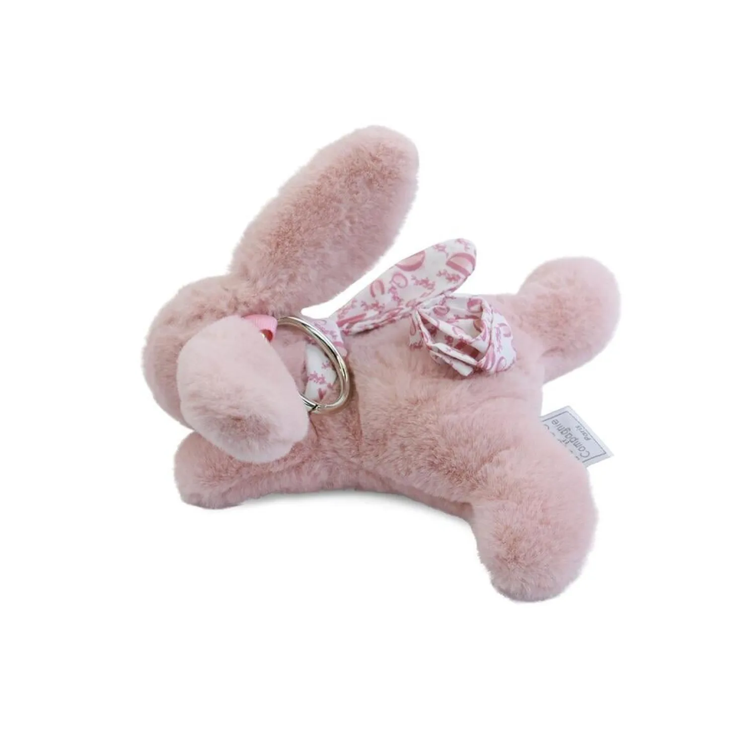 Doudou & Compagnie Porte-clés bijoux de 6 sacs assortis Lapin doudou Multicolore 16 cm