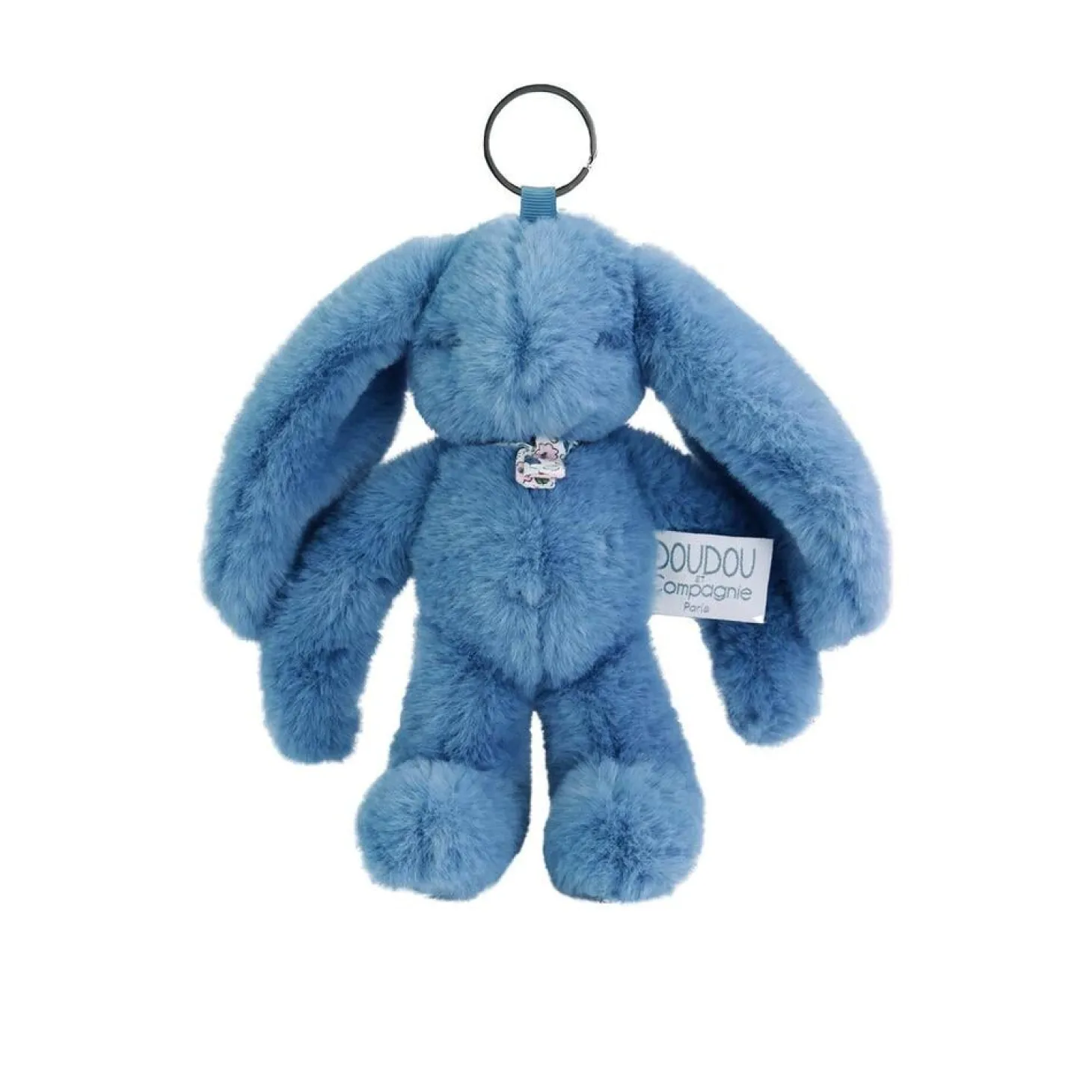 Doudou & Compagnie Porte clés de 5 sacs assortis Lapain Fleurette Multicolore 18 cm