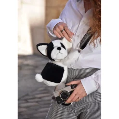 Doudou & Compagnie                    Sac Doudou Chien    Blanc Et Noir            30