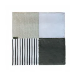 Doudou & Compagnie                    Tapidou Mosaique    Blanc/Gris            100x100 cm
