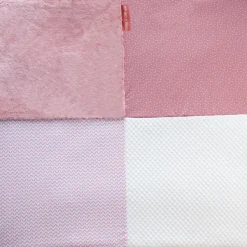 Doudou & Compagnie                    Tapidou Mosaique    Rose/Blanc            100x100 cm