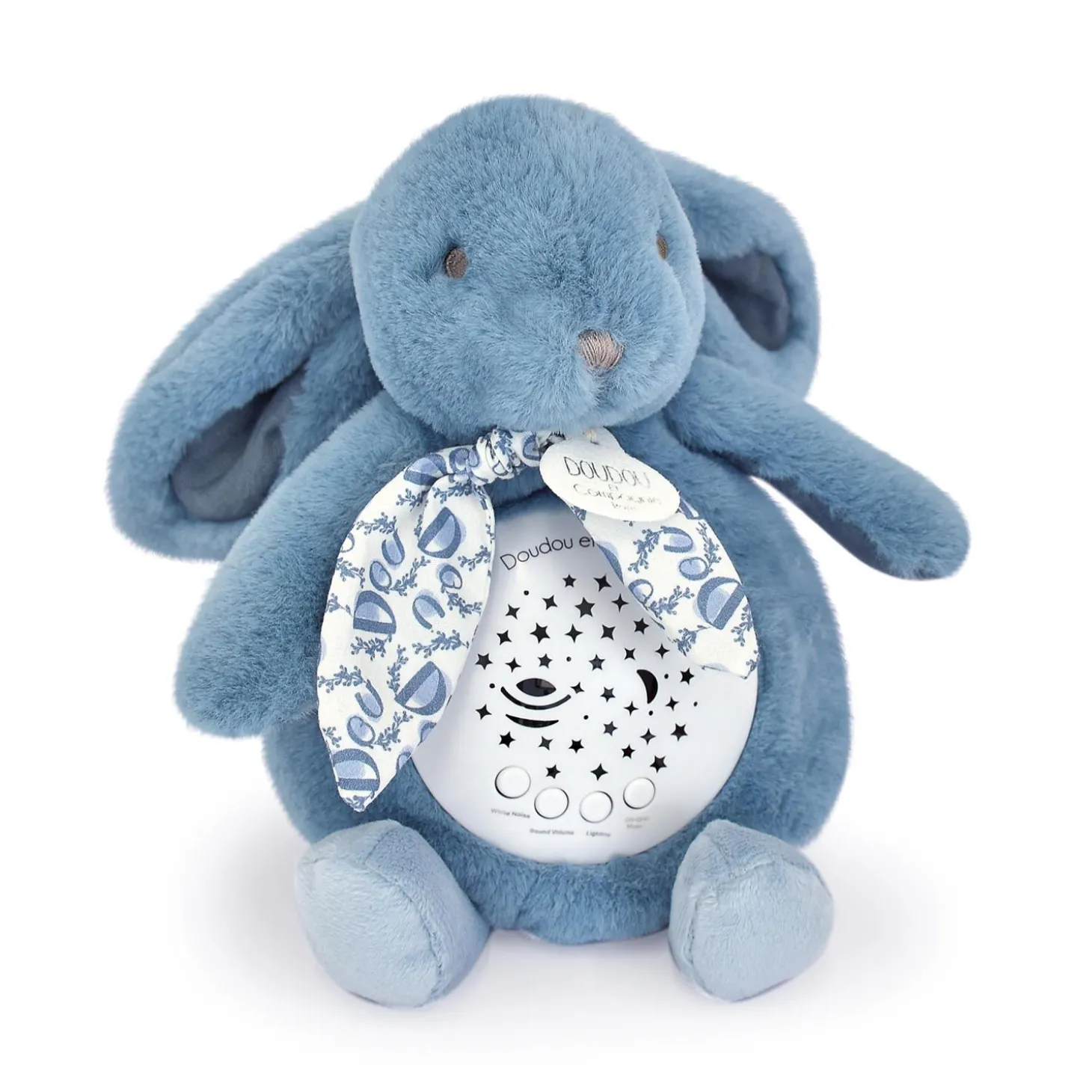 Doudou & Compagnie Veilleuse musicale Lapin Projection Bleu